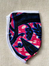 Load image into Gallery viewer, non medical grade 100% cotton face masks in bright prints. Double layer, comfortable fit, hand or machine washable.