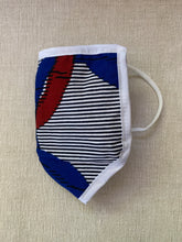 Load image into Gallery viewer, non medical grade 100% cotton face masks in bright prints. Double layer, comfortable fit, hand or machine washable.