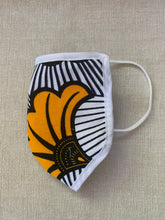 Load image into Gallery viewer, non medical grade 100% cotton face masks in bright prints. Double layer, comfortable fit, hand or machine washable.