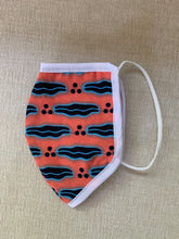 Load image into Gallery viewer, non medical grade 100% cotton face masks in bright prints. Double layer, comfortable fit, hand or machine washable.