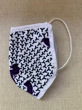 Load image into Gallery viewer, non medical grade 100% cotton face masks in bright prints. Double layer, comfortable fit, hand or machine washable.